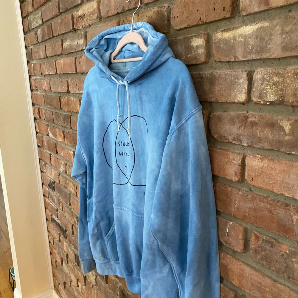Justin & Ariana Stuck With U Hoodie - Size Medium - Picture 3 of 5